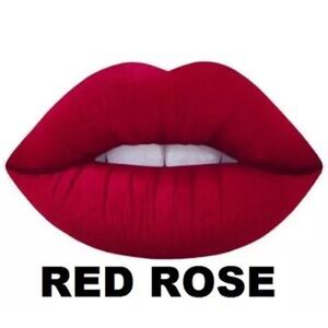 Lime Crime Velvetines Liquid Matte Lipstick Red Rose Vegan NIB Discontinued